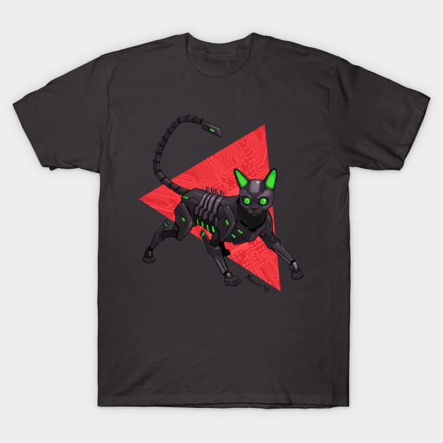 Cyborg Devon Rex T-Shirt by Novanim